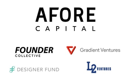 Investors of Flatfile. Afore Capital, Founder Collective, Gradient Ventures, DesignerFund, and Liquid2 Ventures.